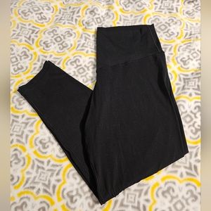 Aerie Offline Real Me 7/8 Leggings Hi-Rise Black Leggings Size XL